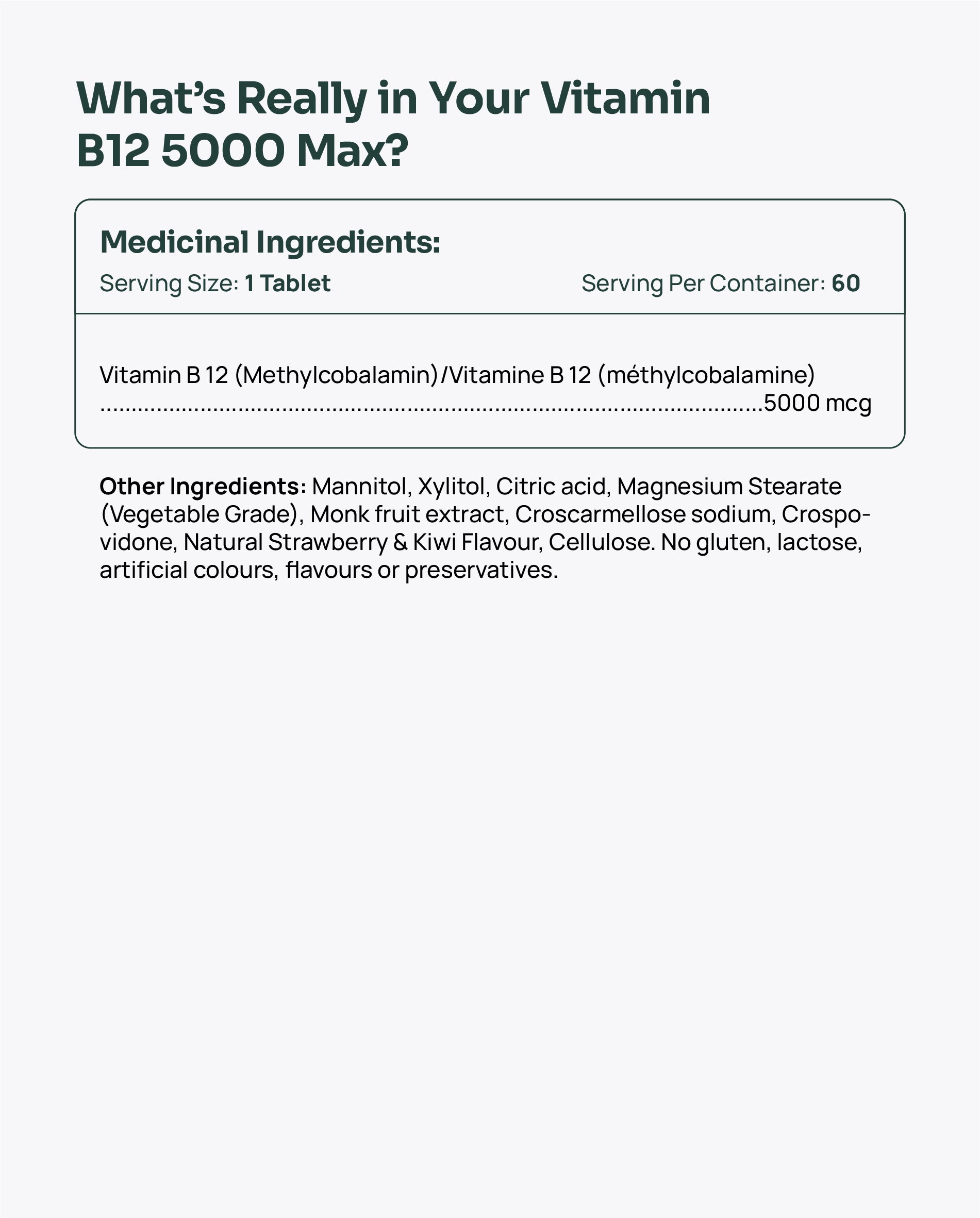 Vitamin B12 5000 mcg